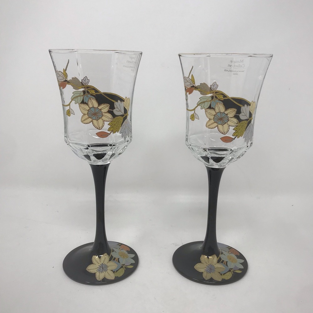 Two Japan Kamei glasses from the Marriage Collection.